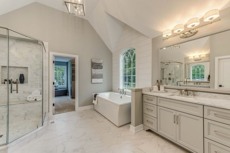 Wide Picture of Master Bathroom